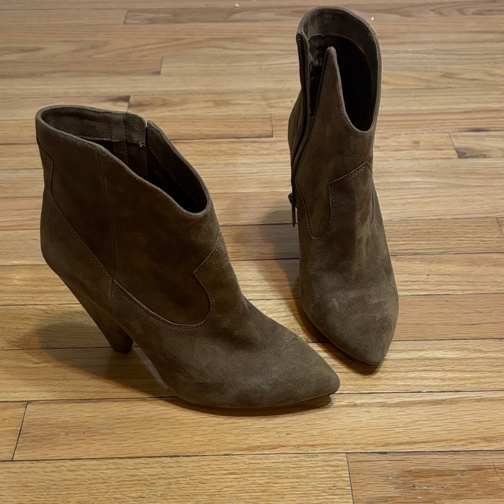 Vince Camuto Dark Brown Heeled Boots